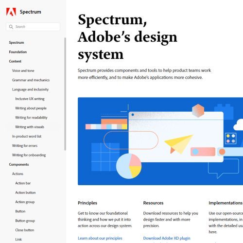 어도비 디자인 시스템 (Spectrum, Adobe’s design system)